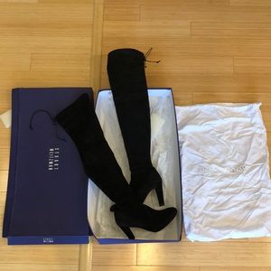 Stuart Weitzman Highland Suede Over-the-Knee Boots